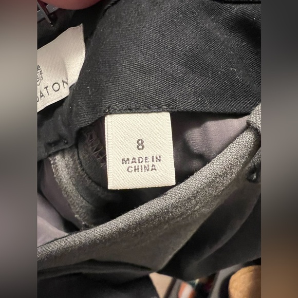 Babaton Pleated Pants in Heather Iconic Grey - Picture 4 of 6